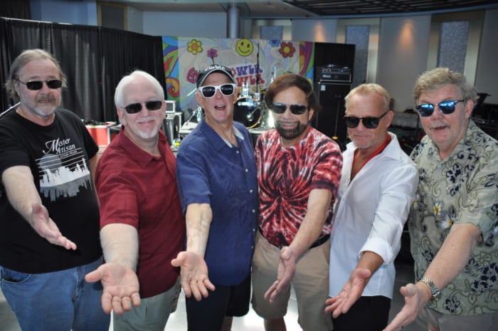 The Cyrkle in Constellations Lounge ofThe Flower Power Cruise on the Celebrity Infinity March 31, 2019 by Alisa B. Cherry.