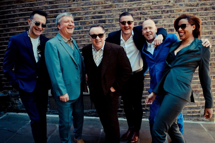 Squeeze’s “Difford and Tilbrook Songbook” tour stopped at The Rooftop at Pier 17 in New York City on Saturday, August 24th for a fun and outstanding concert. (Photo by Danny Clifford)