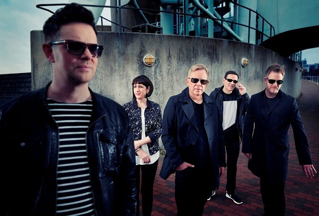 New Order, touring in support of their latest release, Music Complete, performed a terrific show at New York City’s Radio City Music Hall on Thursday, March 10th. (Photo by Nick Wilson)