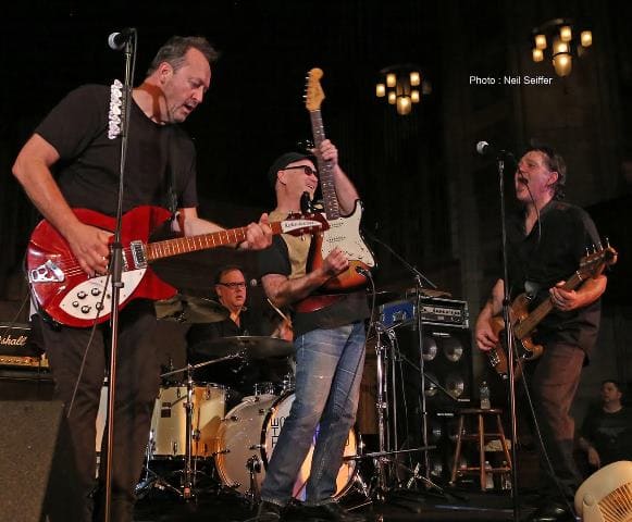 The Smithereens with Marshall Crenshaw are shown performing at Outpost in the Burbs in Montclair, NJ on Friday, June 1st. (Photo by Neil Seiffer)