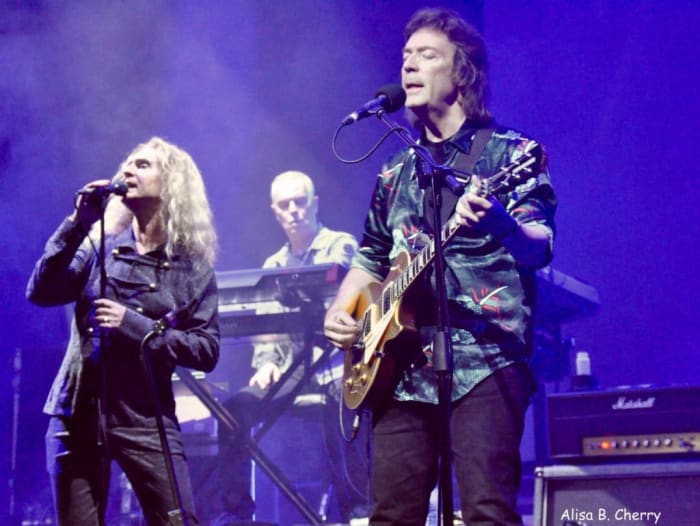 Steve Hackett in the Royal Theater of Mariner of The Seas during On The Blue Cruise, February 10, 2019.