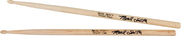 A pair of Neal Smith Personal Model drumsticks, autographed in black felt-tip, and played in the studio during his recording sessions in May 2014, for the all-star self-titled "Hollywood Vampires" album! This lot also includes a CD copy of "Hollywood Vampires," signed by Smith. Sticks in studio-played condition. Photo courtesy of Heritage Auctions.