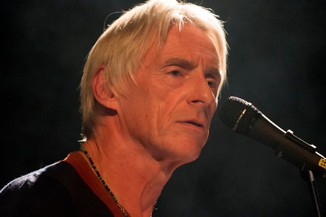 Paul Weller is shown performing at his show in New York City on Monday, October 2nd. (Photo by Chris M. Junior)