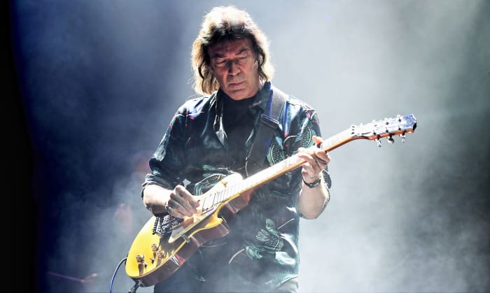 Steve Hackett, the former Genesis and GTR axeman, and his talented backing band performed the 1973 Genesis album Selling England By The Pound in its entirety as well as other Genesis and solo songs at his Wednesday, September 25th show at the Beacon Theatre in Manhattan. (Photo by Lee Millward)