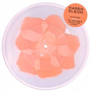 Third Man's 7-inch of Karen Elson "Vicious," pressed with imitation flower petals, was released at Record Store Day in 2011.