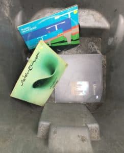 The ultimate storage solution - municipal trash cans are roomy, colorful and they get emptied every week!