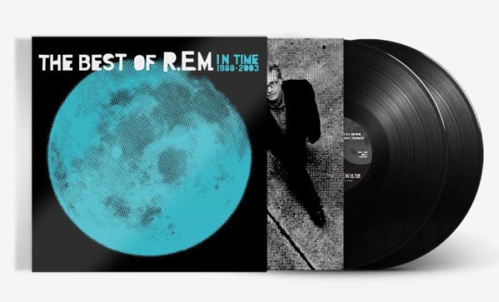 The 2-LP vinyl reissue of R.E.M.’s platinum-selling collection, "In Time: The Best of R.E.M. 1988-2003."