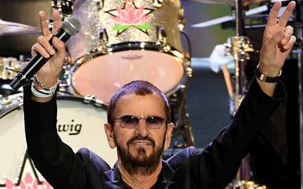 Ringo Starr performs during this year's tour with his All Starr Band. (Photo by Kevin Winter/Getty Images)