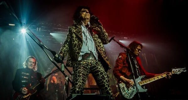 Billion Dollar Babies reunion live: Michael Bruce, Alice Cooper and Dennis Dunaway. Photo by Phillip Solomonson (www.philamonjaro.com), courtesy of Dennis Dunaway/Billion Dollar Babies.