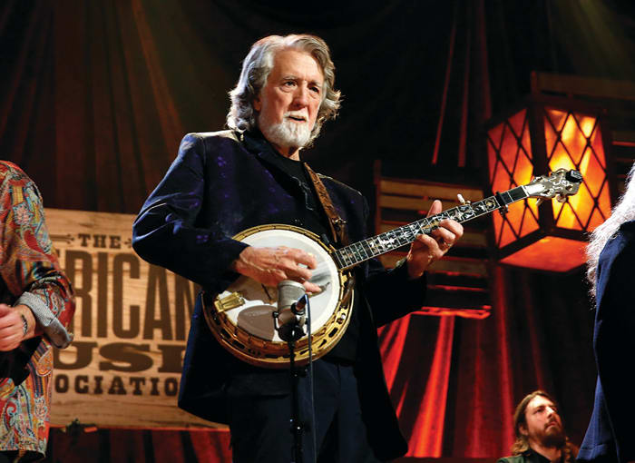 Nitty Gritty Dirt Band's John McEuen performs onstage at the Americana Honors & Awards 2016 at Ryman Auditorium on September 21, 2016 in Nashville, Tennessee. (Photo by Terry Wyatt/Getty Images for Americana Music)