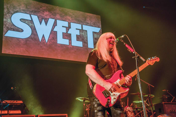 Andy Scott performs onstage at the Eventim Apollo, Hammersmith, London, December 14, 2016. Photo by Dick Barnatt/Redferns