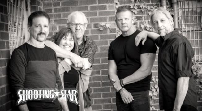 Shooting Star today, L to R: Chet Galloway, Janet Jamison, Dennis Laffoon, Todd Pettygrove and Steve Thomas
