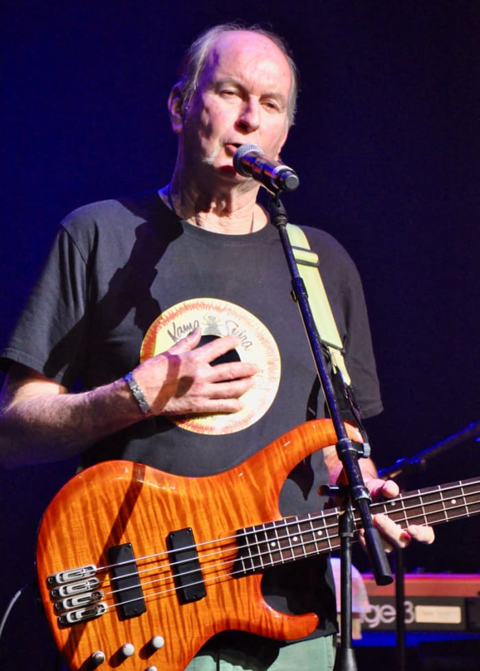 Steve Boone of The Lovin’ Spoonful in Celebrity Theatre of The Flower Power Cruise on the Celebrity Infinity March 30, 2019. Photo by Alisa B. Cherry