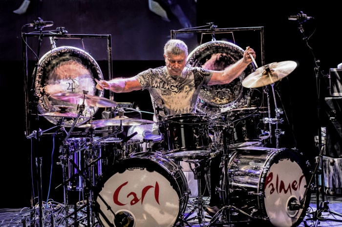 Carl Palmer, shown here performing in Montreal in 2014, brought his ELP Legacy tour to The Iridium in NYC’s Times Square on Tuesday, November 19th. Photo courtesy of publicity.