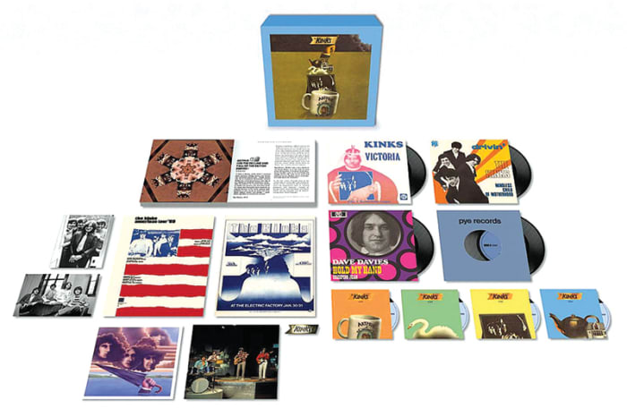 The 50th anniversary 4-CD deluxe box set culling 81 tracks; a newly remastered version of the original album, sporting outtakes, alternate cuts, B-sides, BBC mixes, rehearsal tracks, the complete lost Dave Davies’ solo album, along with a softback book and various Kinks ephemera.