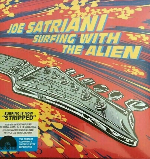A Record Store Day Black Friday exclusive limited edition release, with a red variant of "Surfing With The Alien" and a yellow variant of "Surfing With The Alien (Stripped)"; a special edition mix of the album that features just the backing tracks of the music. Limited to 3,500 presses. Includes digital download card. Plus, the release includes printed inner sleeves containing photographs, credits and liner notes describing the stripped version.