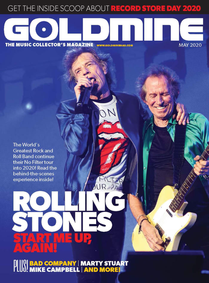 The May 2020 issue of Goldmine Magazine.