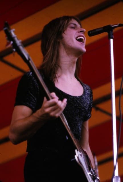 Scott McCarl, The Raspberries’ concert at Idora Park, Youngstown, Ohio, summer 1974, photo by Anastasia Pantsios
