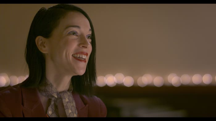 In the film, St. Vincent discusses making the choice between what most would consider a normal life, such as working in data entry, and being a touring musician. (Photo courtesy of Roswell Films)