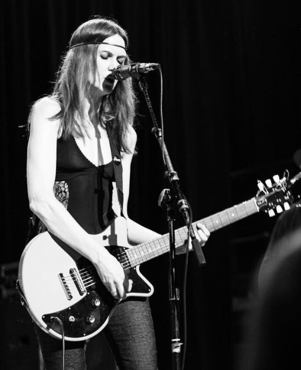 Pre-pandemic concert in Brooklyn, February 14, 2020, photo by David Doobinin, courtesy of julianahatfield.com