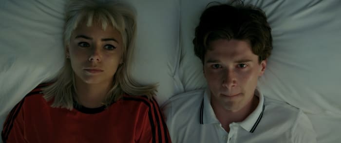 Sacha Parkinson’s Nicki and Patrick McNamee’s John in The Pebble and the Boy. (Photo courtesy of Chris Green)