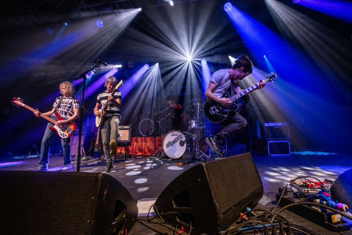 The Vapors rock out at Portsmouth Pyramids in Portsmouth, England on October 17, 2019. (Photograph courtesy of ©Derek D’Souza at www.derekdsouzaphotography.com, Instagram #derekdsouza)