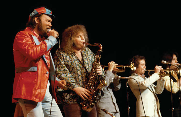 Blood, Sweat & Tears perform live at the Metropolitan Opera House in the 1970s. Photo by Steve Morley/Redferns