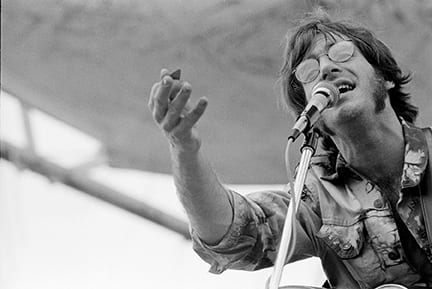 Sebastian performs at Woodstock, August 16, 1969. Photo by Graphic House/Archive Photos/Getty Images .