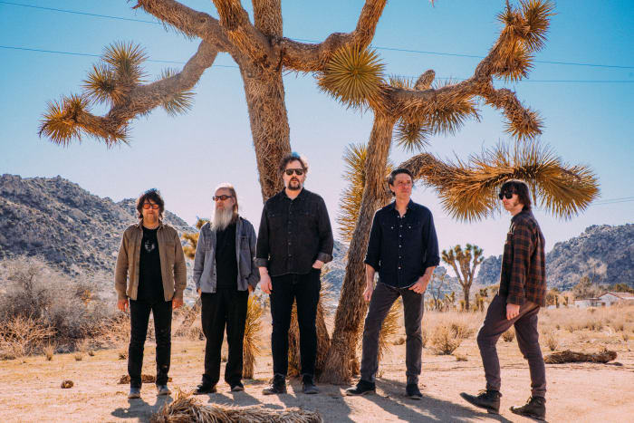 Drive-By Truckers. L-R: Jay Gonzalez, Brad Morgan, Patterson Hood, Mike Cooley, Matt Patton.