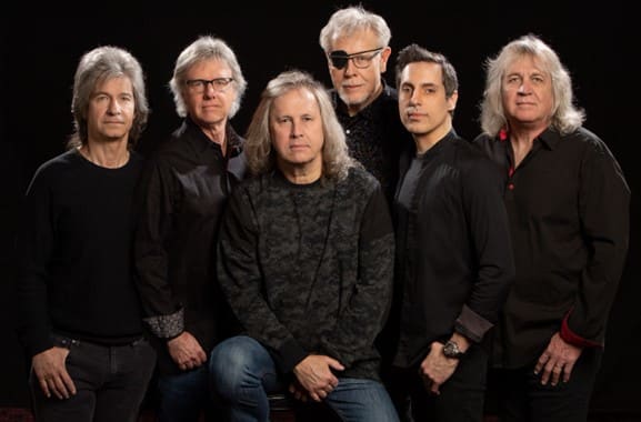 L to R: David Ragsdale, Phil Ehart, Ronnie Platt, Richard Williams, Tom Brislin and Billy Greer, Emily Butler Photography
