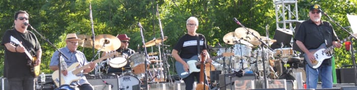 Los Lobos - Wheels of Soul Tour 2022 at beautiful Artpark, in Lewiston, New York on July 12, 2022. Photo by Alisa B. Cherry