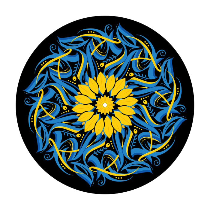 In light of the devastating events in Ukraine, Audio-Technica has released a limited-edition turntable slipmat, featuring artwork by Eugene Berd, a Ukraine-based calligraphy and lettering artist. One-hundred percent of the profits will be split evenly between the largest children’s hospital in Ukraine and the animal charity UAnimals.