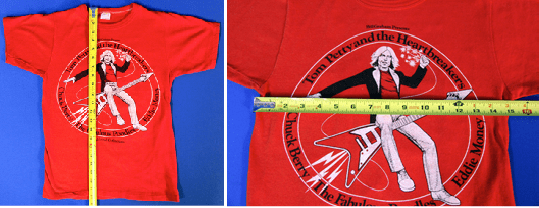 vintage t-shirt size