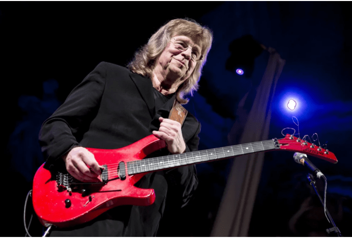 A current photo of Swedish songwriter and guitarist Janne Schaffer. Photo by Lars Bergstrand/Pressbild.