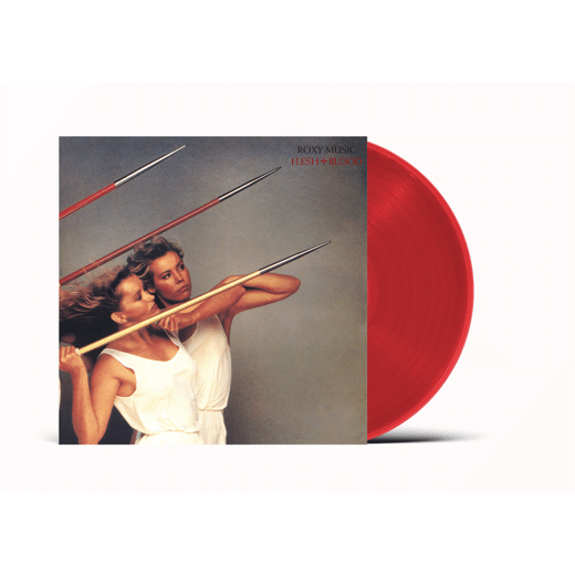 Roxy Music "flesh and blood" on red vinyl