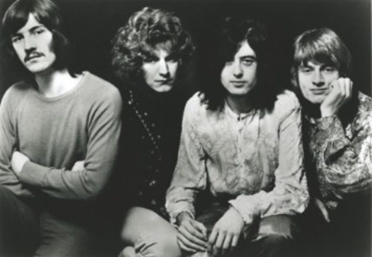 Led Zeppelin's first album, Led Zeppelin I, was one of the biggest albums to make waves in 1968. Photo: Atlantic Records.
