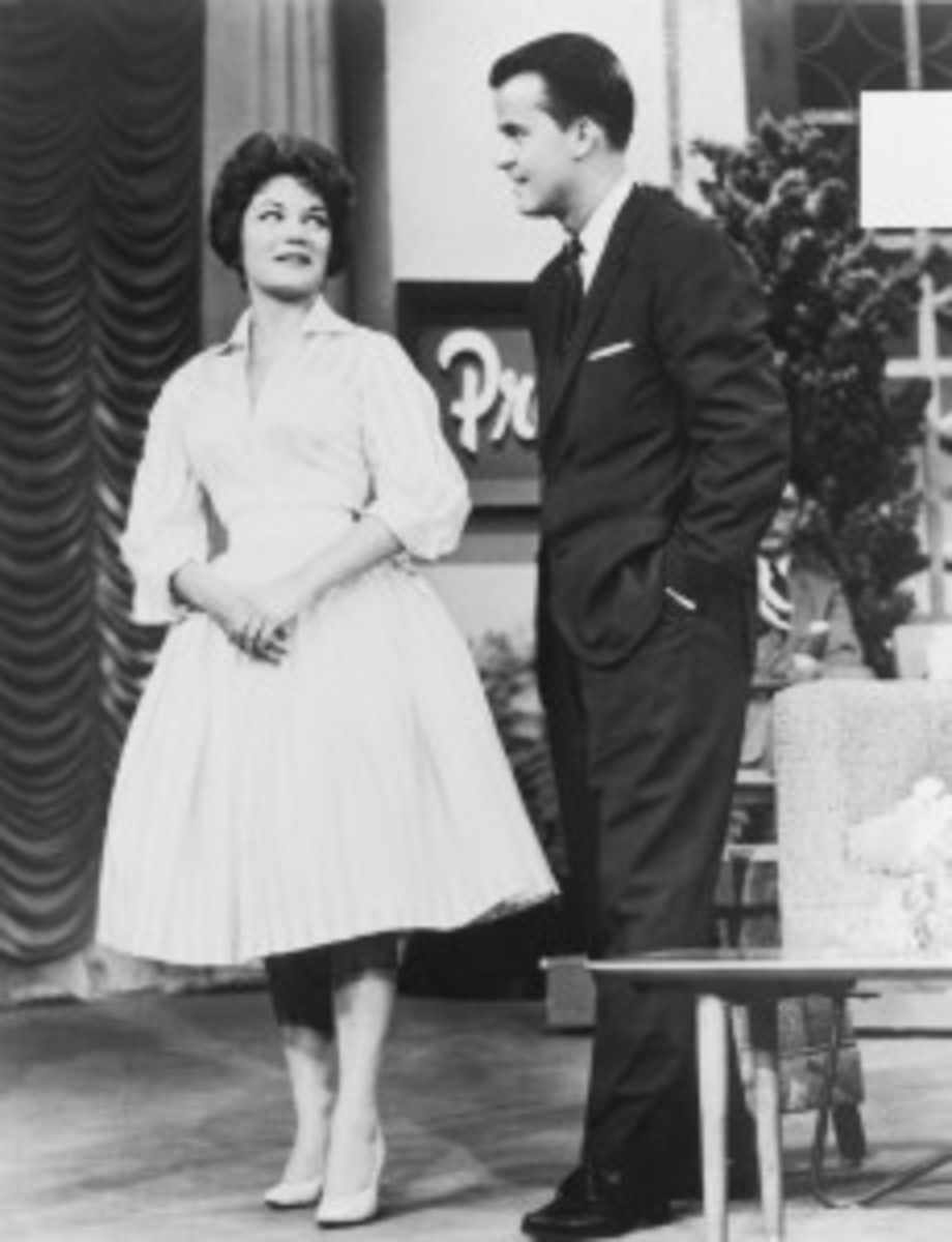 Dick Clark with Connie Francis