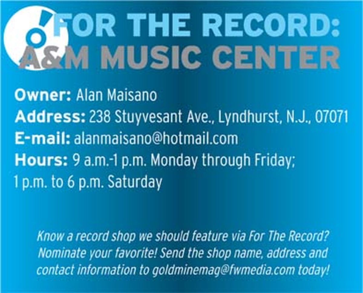 Discover A M Music Center In Lyndhurst N J Goldmine Magazine Record Collector Music Memorabilia