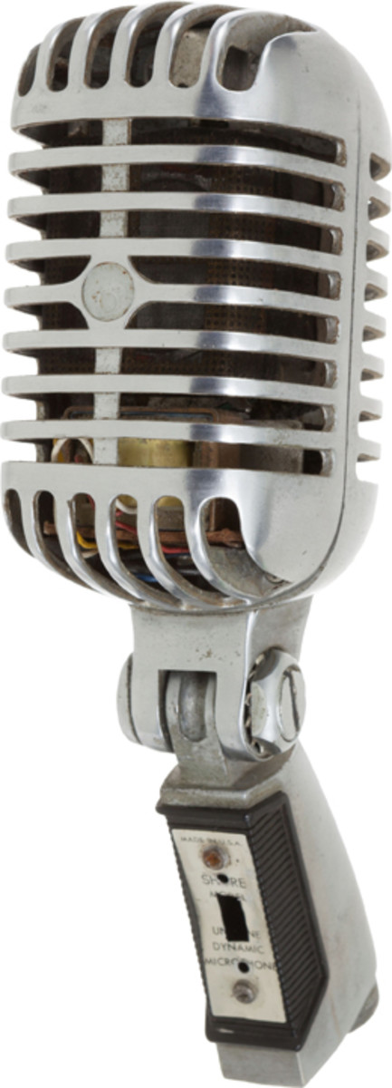 Elvis Presley-used Shure microphone