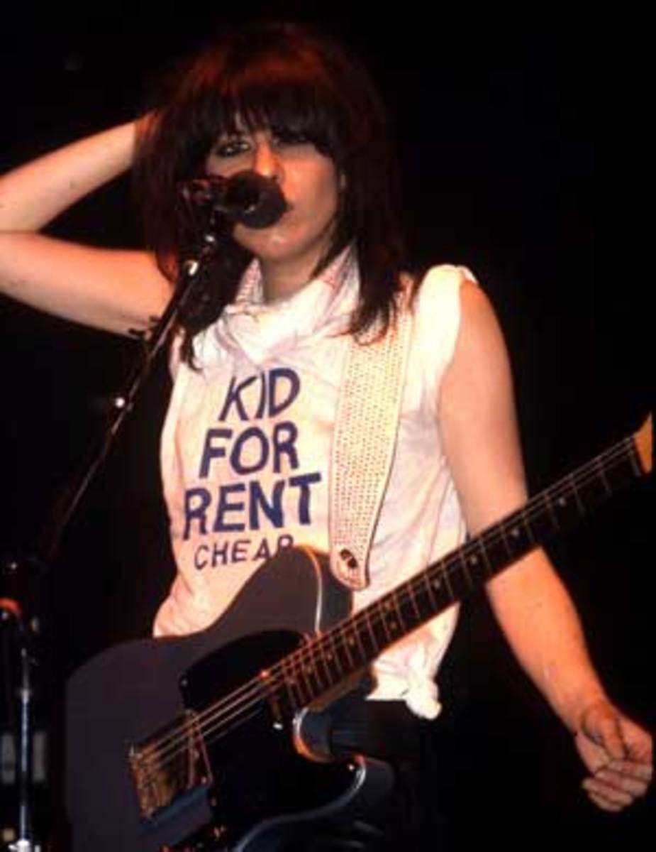 Chrissie Hynde in the early years. Photo by Ron Akiyama / Frank White Photo Agency.