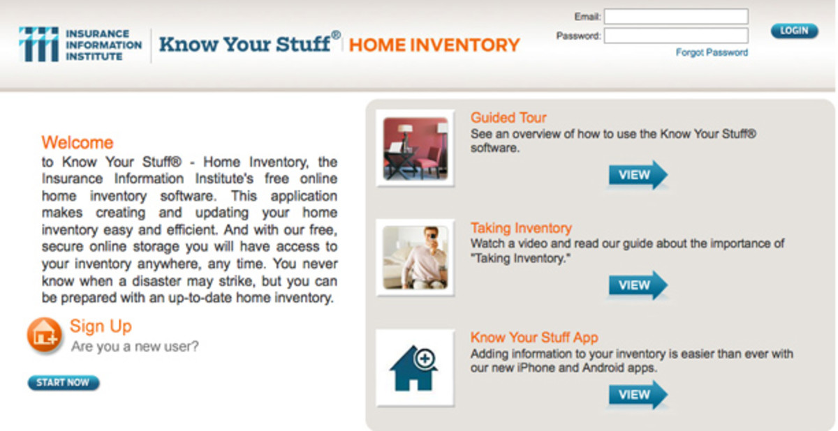 Know Your Stuff Home Inventory
