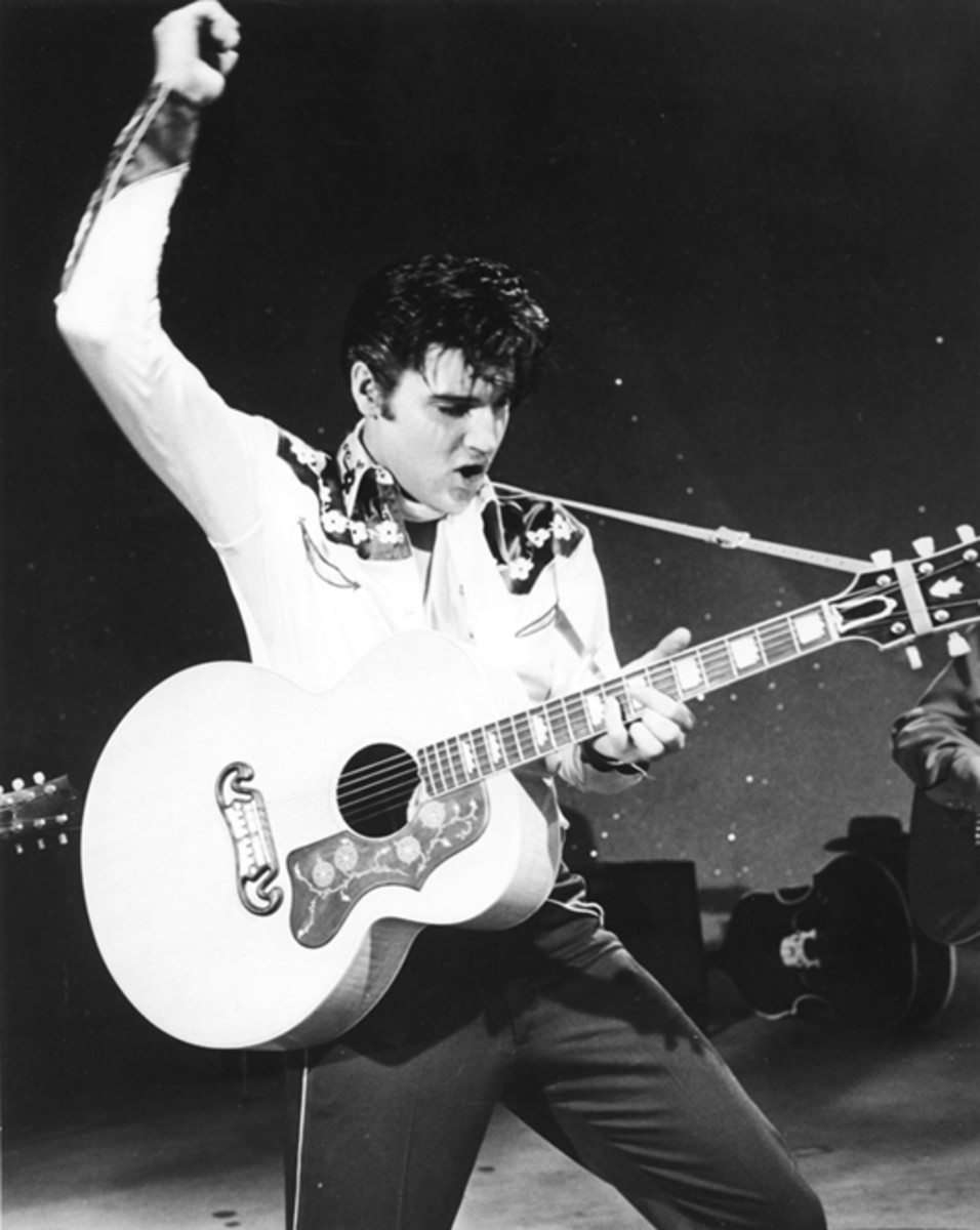 ELVIS PRESLEY’S performing style set a new standard for recording artists. Photo courtesy of Sony