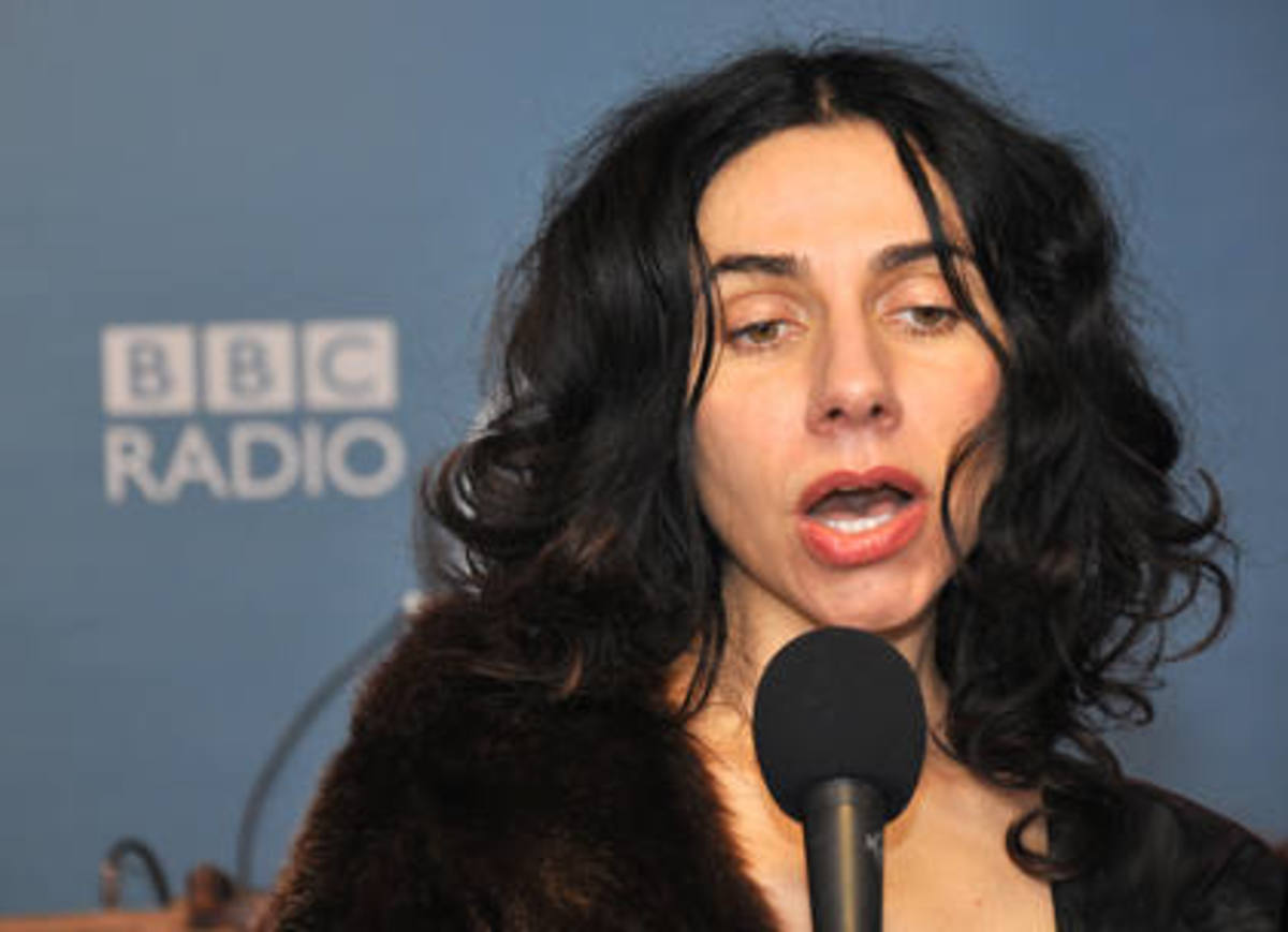 PJ Harvey performed a new song and was interviewed last month on The Andrew Marr Show on BBC-TV.