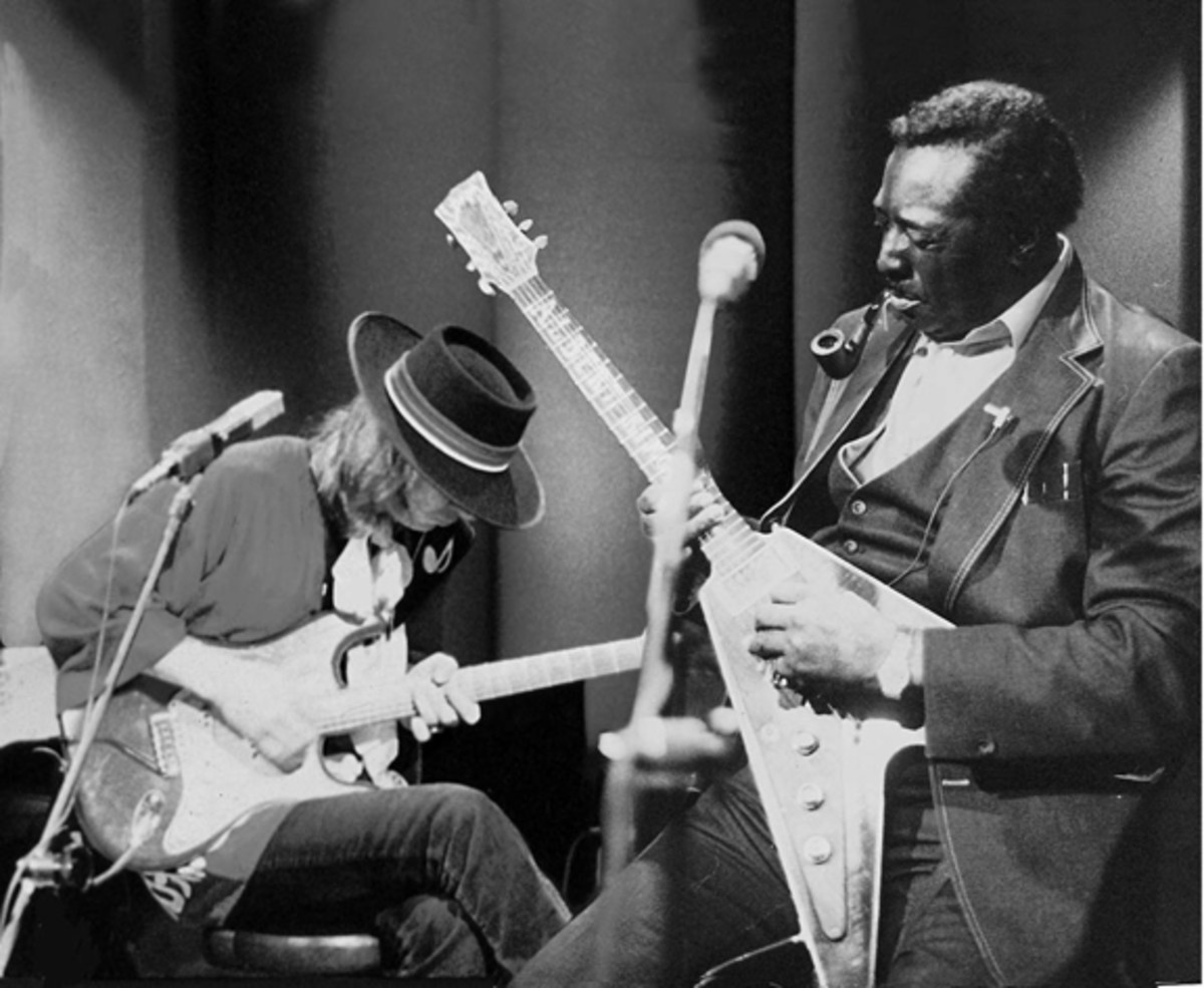 Stevie Ray Vaughan and Albert King courtesy PBS Pressroom