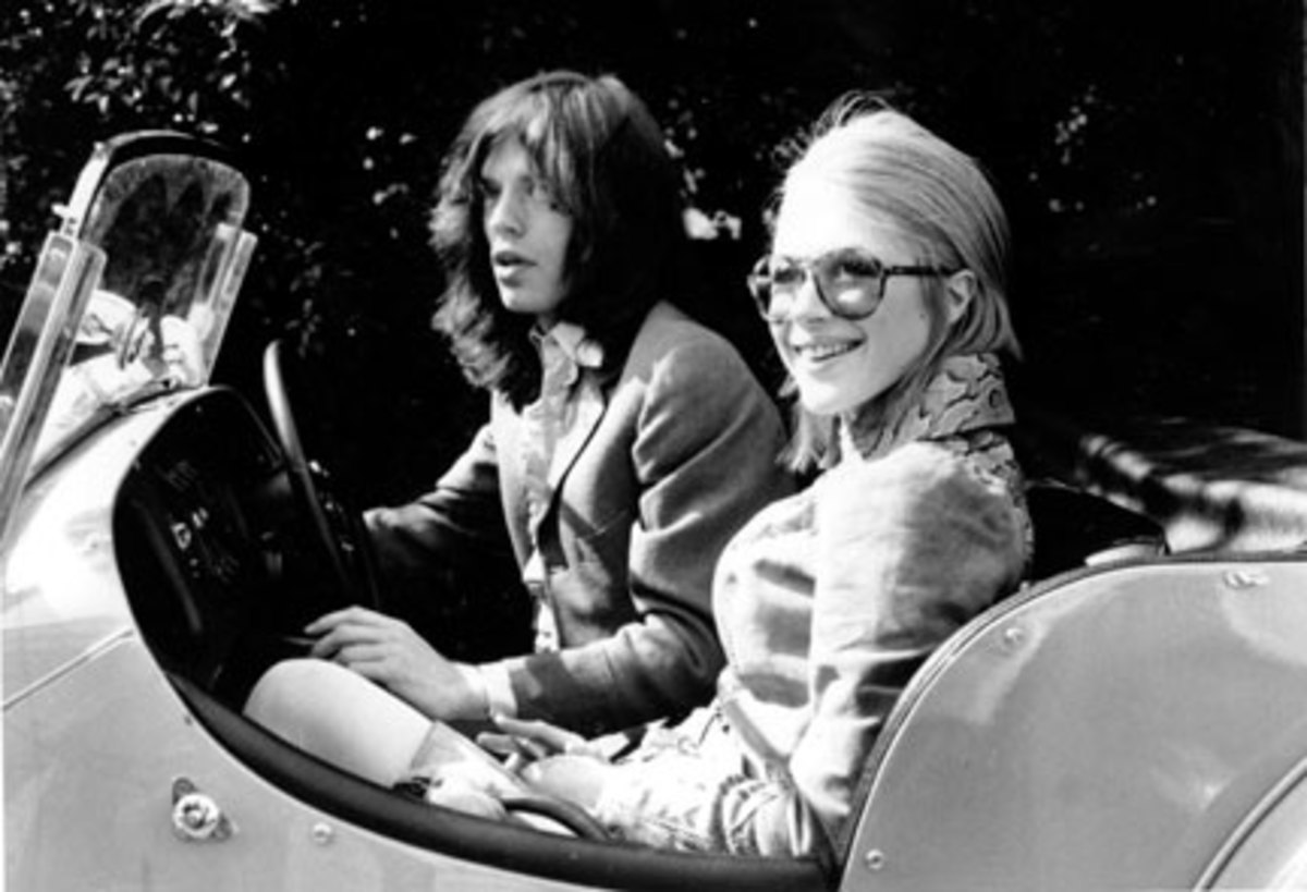 Marianne Faithfull and Mick Jagger