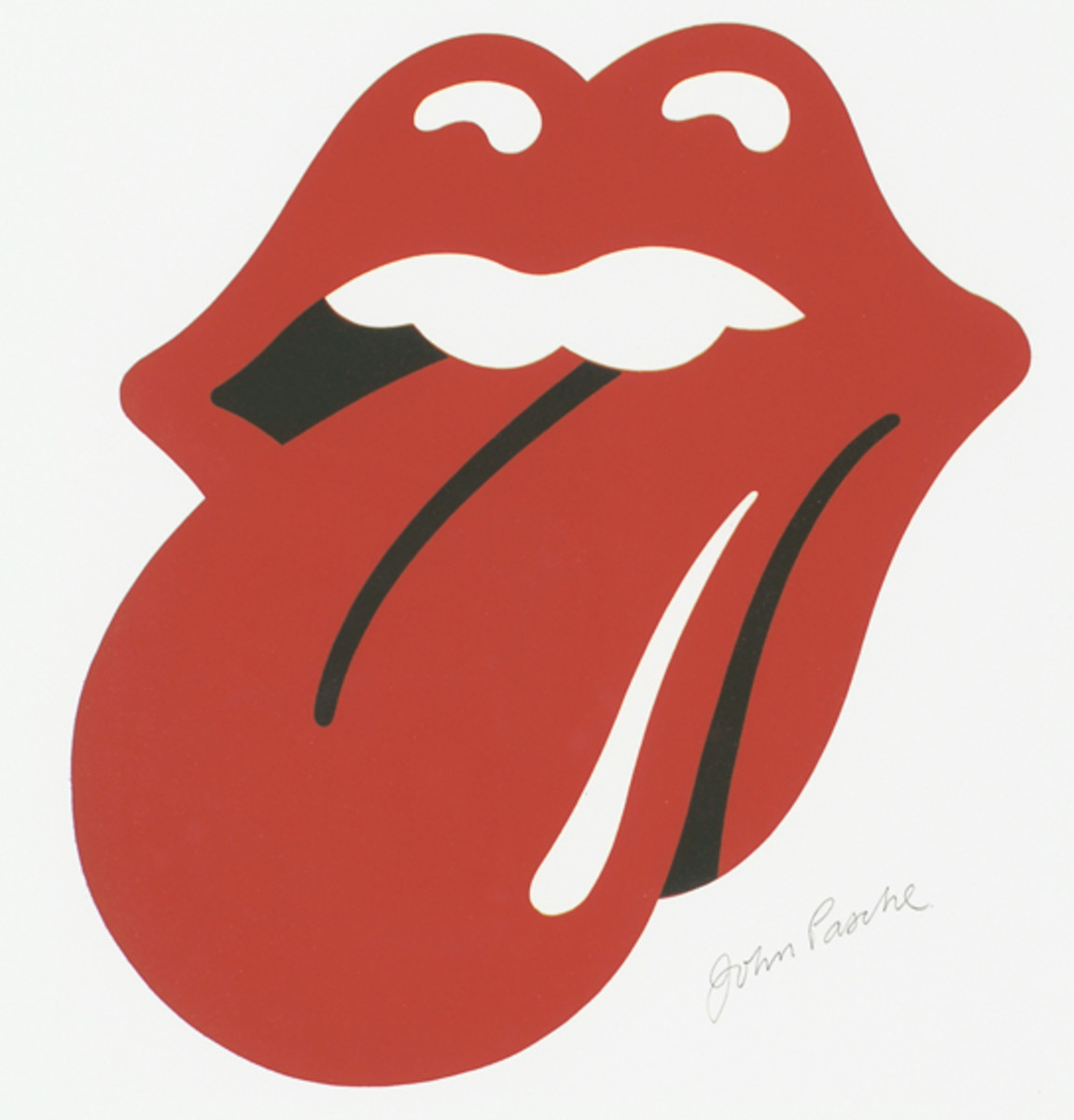 Rolling Stones logo by John Pasche