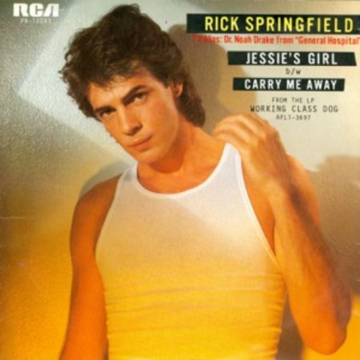 Rick Springfield Jessie's Girl picture sleeve