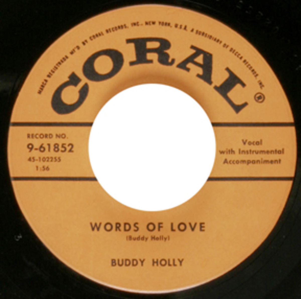 Buddy Holly Words of Love
