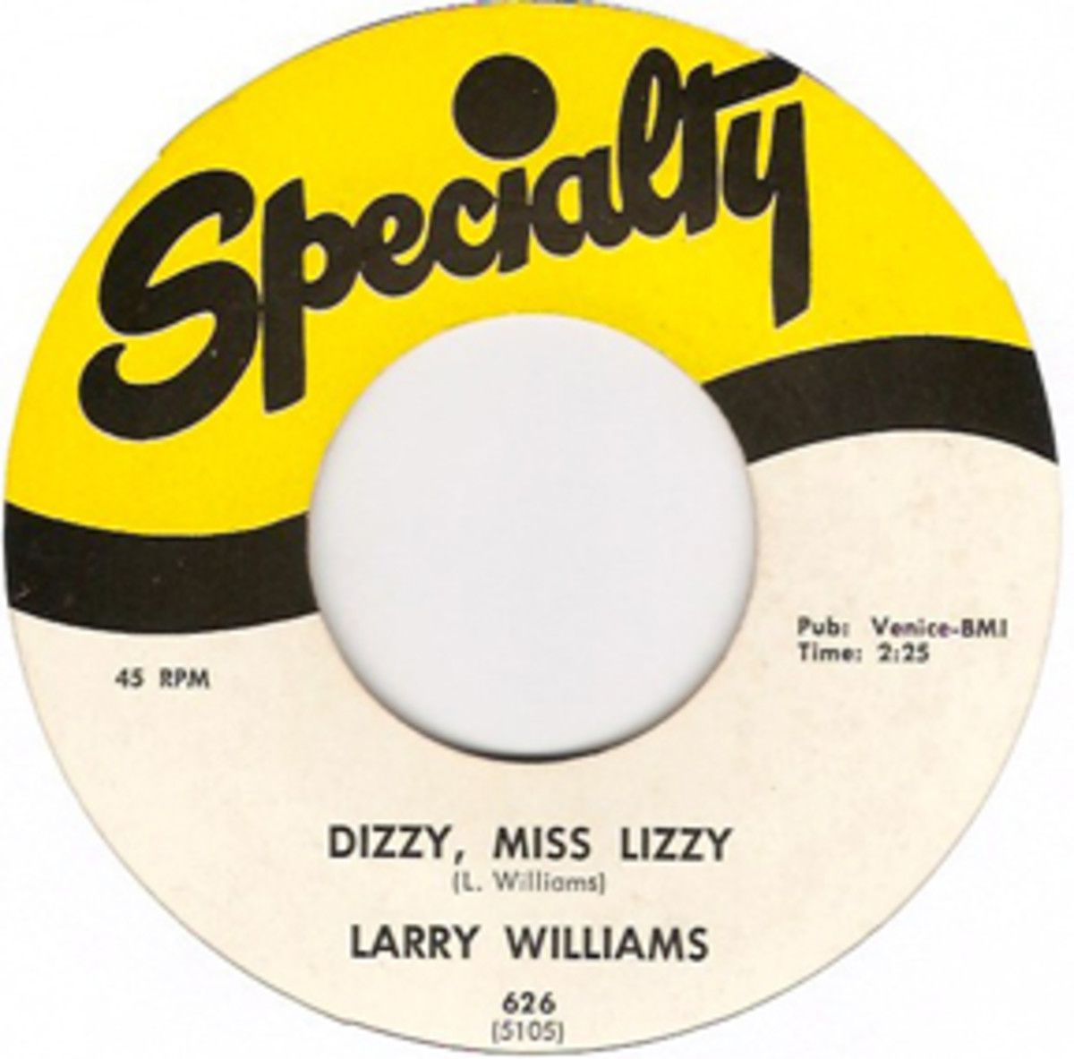 Larry Williams Dizzy Miss Lizzy