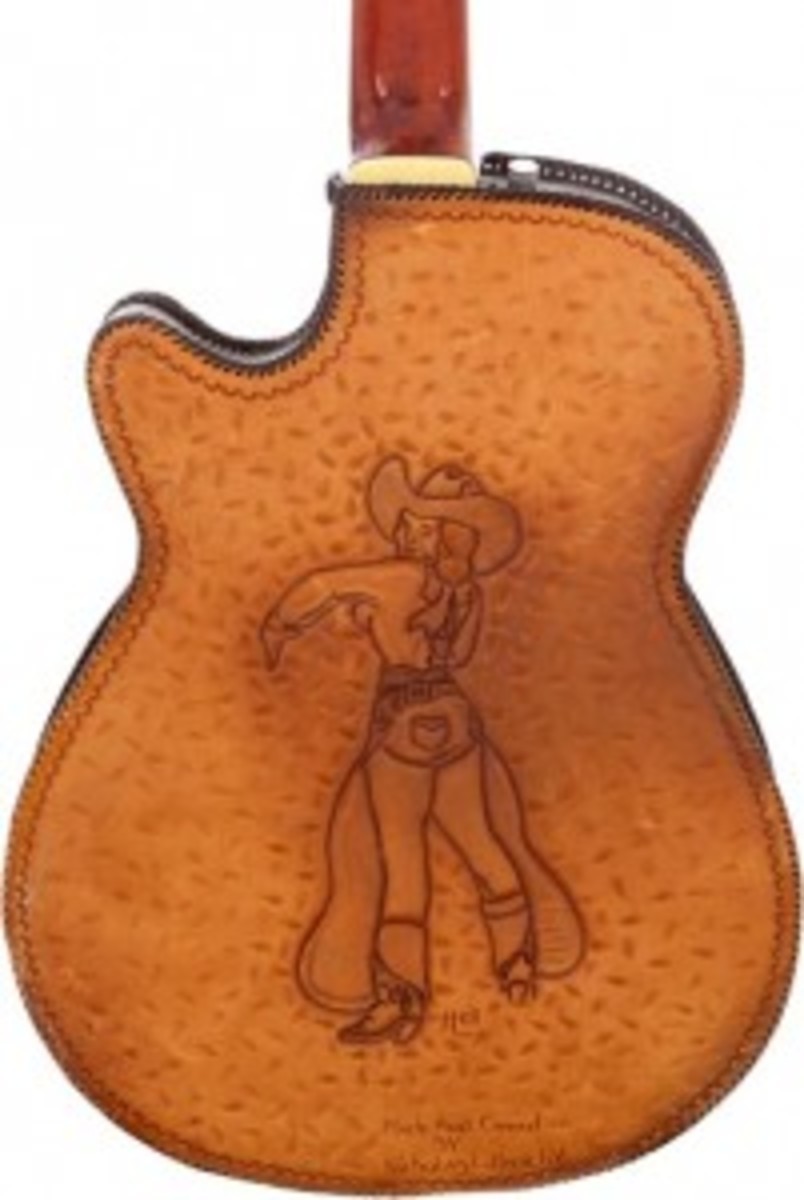 Conway Twitty Gretsch guitar back